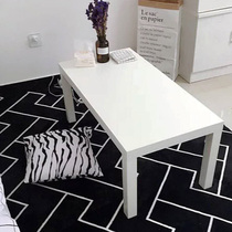 White Small Table Simple rectangular wooden tables minimalist mini-Simple household with modern Lake side table