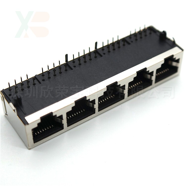 RJ45 Internet socket multi-jack 1*5A spigot full package 10P8 footboard 5903 socket Internet connector with play 10 only