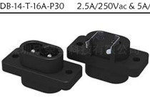 AC socket power socket Multinational Certification socket DB-14-T-16A-P30 eight socket terminal Holder