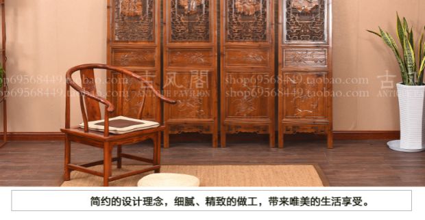 Vách ngăn màn hình chạm khắc màn hình gấp Trung Quốc rắn gỗ rỗng khách sạn văn phòng phòng khách gỗ chạm khắc màn hình hiên - Màn hình / Cửa sổ vách bình phong giá rẻ
