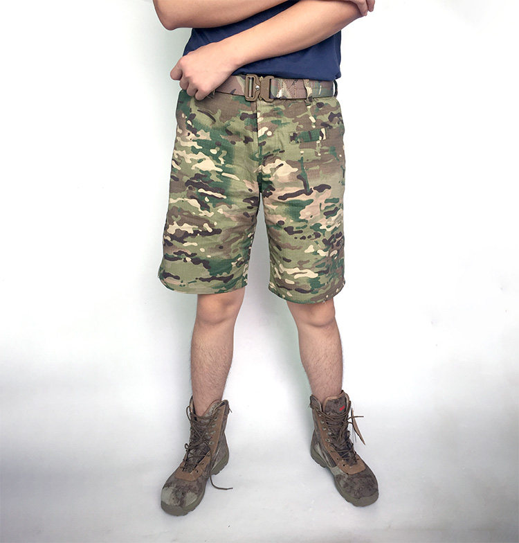 Clearance processing outdoor CP color tactical five-point pants overalls sports casual pants