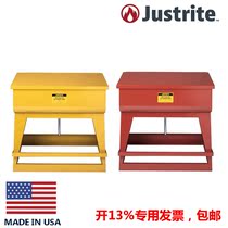 USA justrite pedal cleaning parts bench 27220FM certified immersion cleaning tank