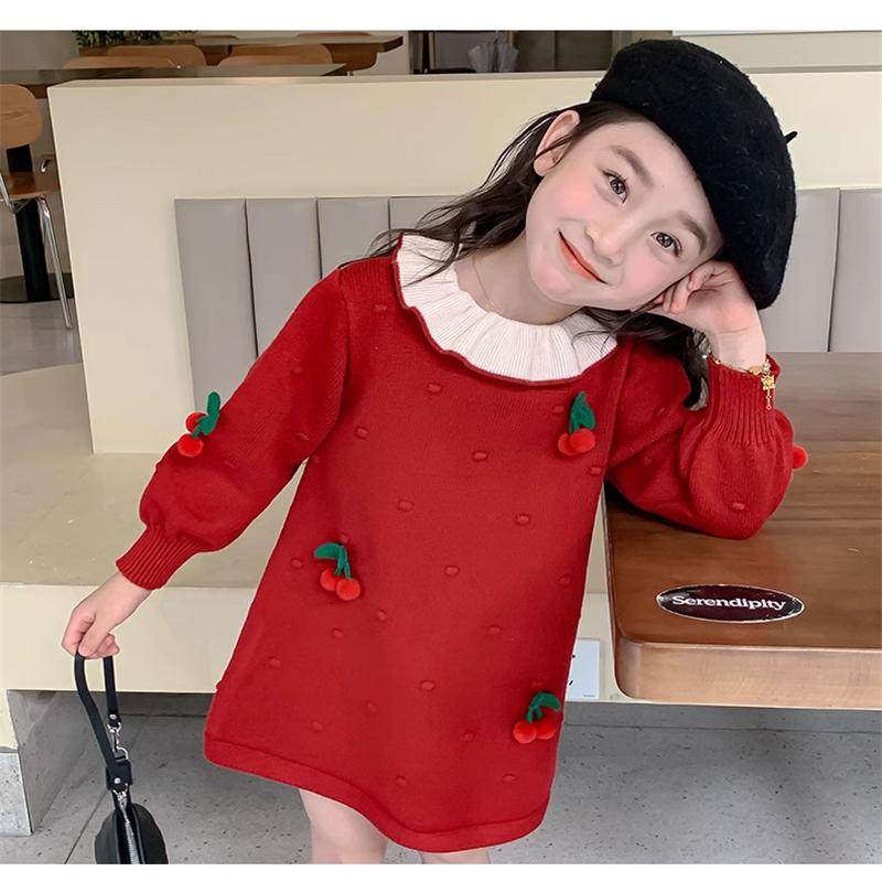 2026年女童毛衣裙流行趋势，娃娃领『针织连衣裙』👗如何选才时尚？