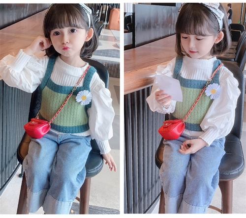 Брендовый жилет, короткая майка, футболка для девочек без рукавов, детская одежда, коллекция 2021