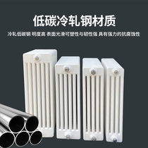 Manufacturer Direct Sales Home Full House Stainless Steel Cylindrical Radiators Steel Five-Column Heating Sheet Furnace Customized Centralized Heating
