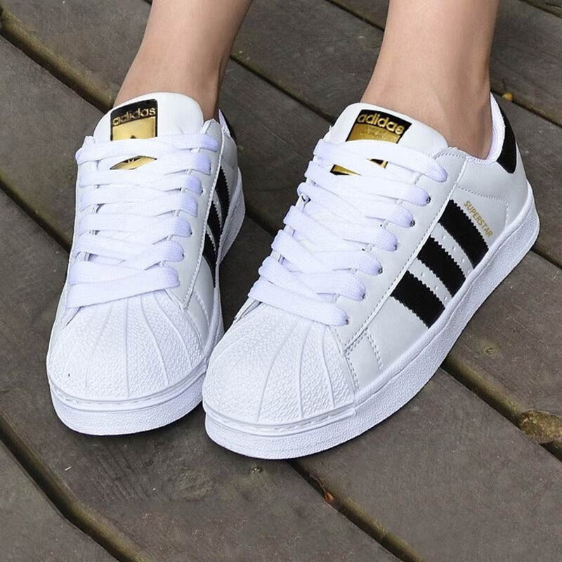 Adidas Originals Shell Toe Women's Shoes Authentic Summer New Casual Gold Label White Sneakers Low-Top Skate Shoes for Women