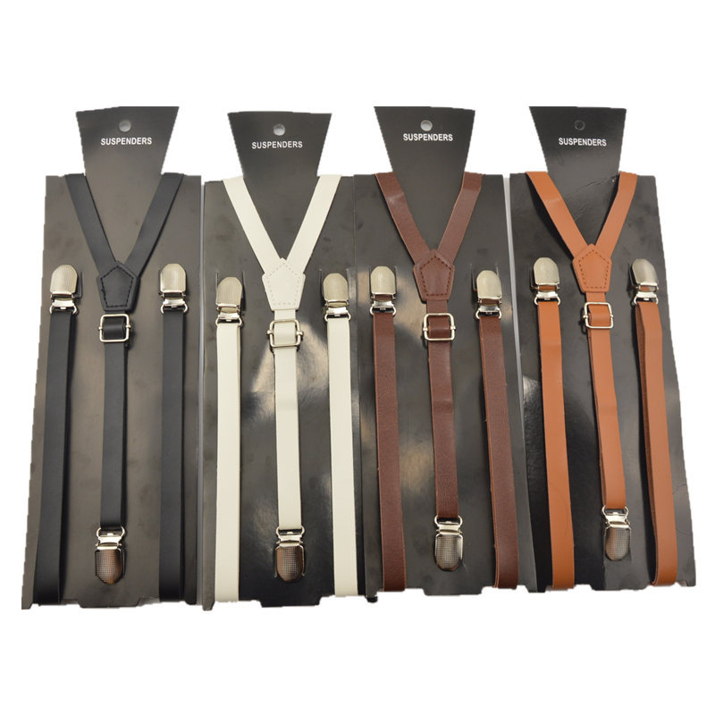 Versatile Pu Leather Thin Suspenders Faux Leather Fashion Retro Suspenders Unisex Suspenders Korean Style Suspenders Narrow Suspenders Versatile Pu Leather Thin Suspenders Faux Leather Fashion Retro Suspenders Unisex Suspenders Korean Style Suspenders Narrow Suspenders