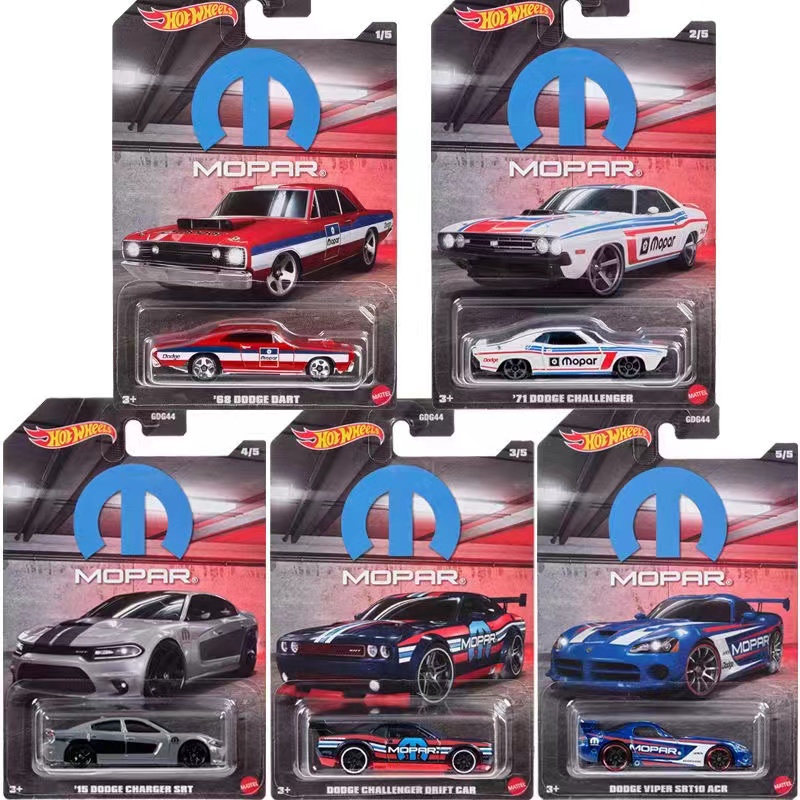 Hotwheels Dodge Mopar Team Set Viper War Horse Hellcat Darts Gdg44