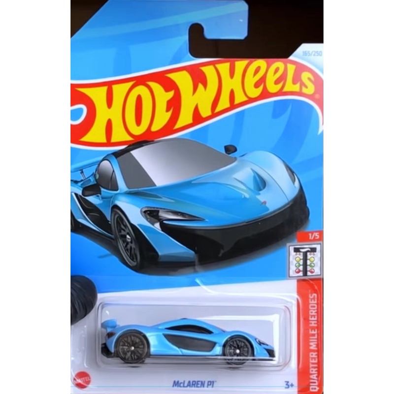 Hotwheels Mclaren P1 Supercar Blue Mclaren P1 165 24J