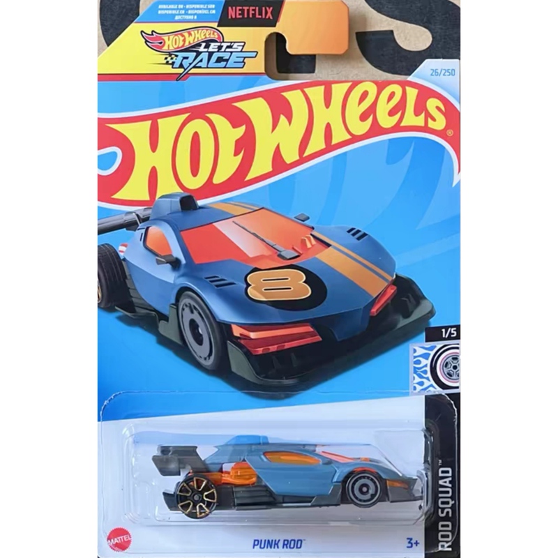 Hotwheels Super Punk Sci-Fi Racing Car First Edition Black Punk Rod 26 24F
