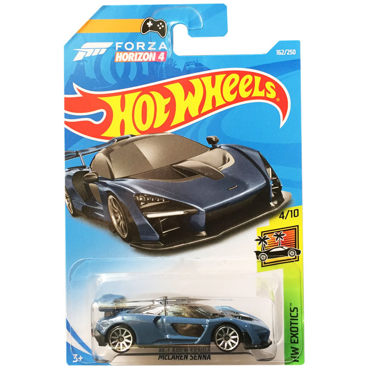 Hot Wheels Alloy Car First Edition Mclaren Senna Blue Mclaren Senna 19-162