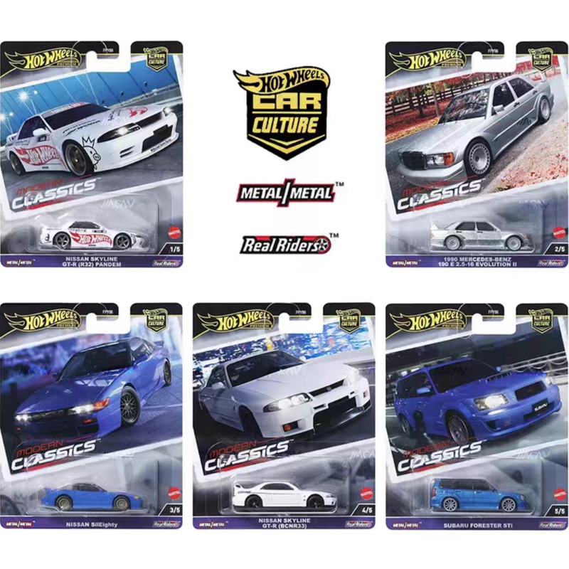 Hotwheels Modern Classic 5 Mercedes-Benz God of War Rocket Rabbit Nissan Subaru Forester Fpy86
