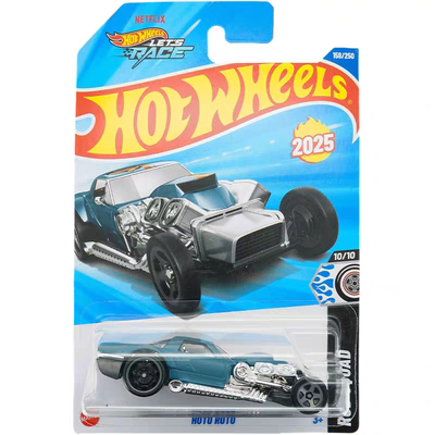 Hotwheels vintage car blue HOTO ROTO 158 25F