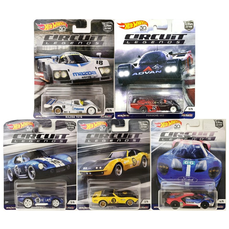 Hot Wheels Hotwheels Track Legend Mazda 787B Porsche 962 Ford Shelby Fpy86 Hot Wheels Hotwheels Track Legend Mazda 787B Porsche 962 Ford Shelby Fpy86
