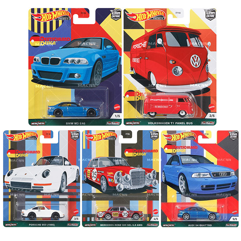Hot Wheels Hotwheels Car Culture German Porsche Mercedes-Benz Bmw Volkswagen Audi Fpy86