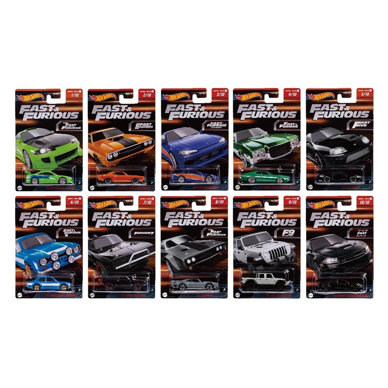 Hotwheels Fast and Furious Theme Mitsubishi Nissan S15 Toyota Supra Nhr88