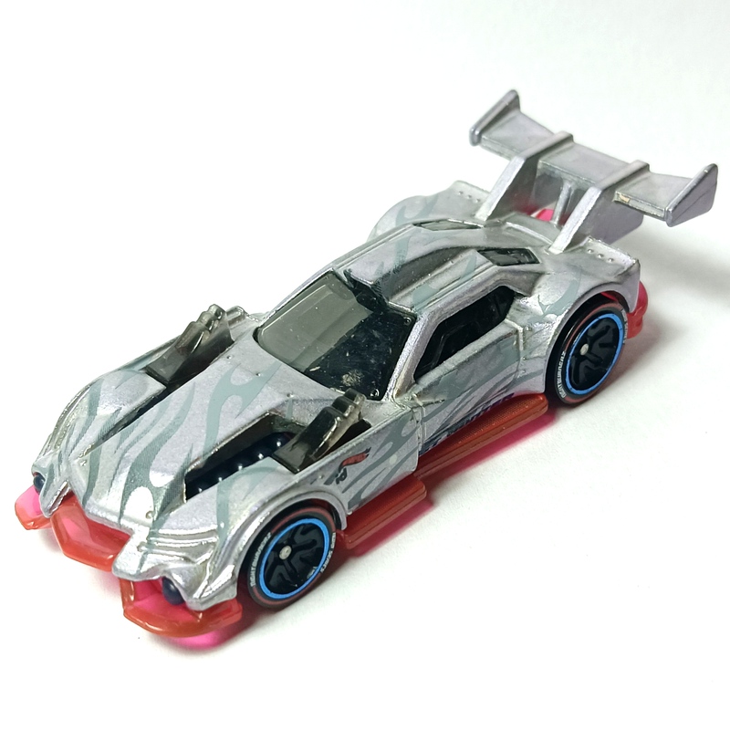 Hotwheels Id Chip Car Gt Hunter Supercar/Silver Rare Gt Hunter