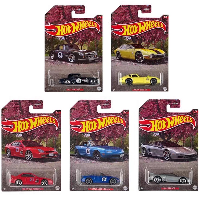 Hot Wheels Hotwheels Sakura Series Toyota Honda Mazda Nissan Lady Sports Car Gdg44