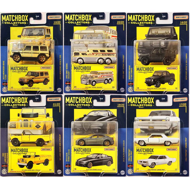 Matchbox Matchbox Collector Series Greyhound Mercedes-Benz Alpha Pontiac Land Rover Grk19 Japanese Version