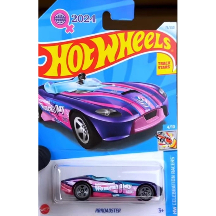 Hotwheels Super Convertible Women's Day Limited Edition Pink Rroadster 76 24D Hotwheels Super Convertible Women's Day Limited Edition Pink Rroadster 76 24D