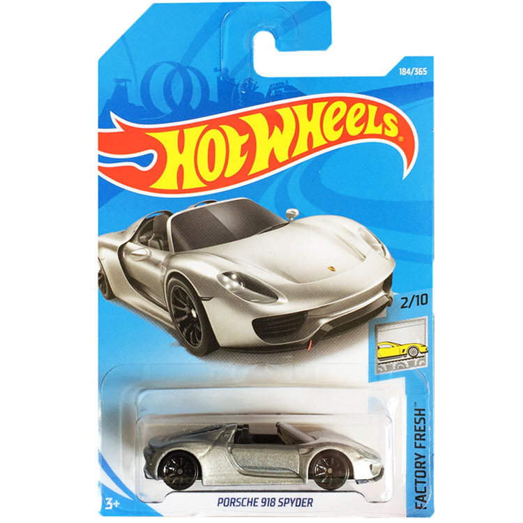 Hotwheels Hot Wheels Porsche 918 Convertible Car Porsche 918 Spyder 2018-184 8H