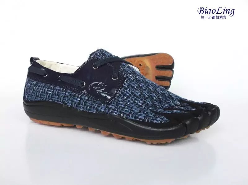 Mùa hè dày nam ngón tay giày thoáng khí thể thao ngoài trời giày năm ngón Giày bãi biển khử trùng khử trùng giày sức khỏe - Khởi động ngoài trời giày bảo hộ siêu nhẹ