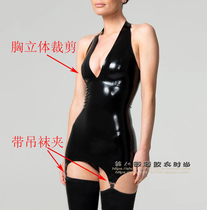 Latex garter skirt garter belt 714213070 latex tights cosplay