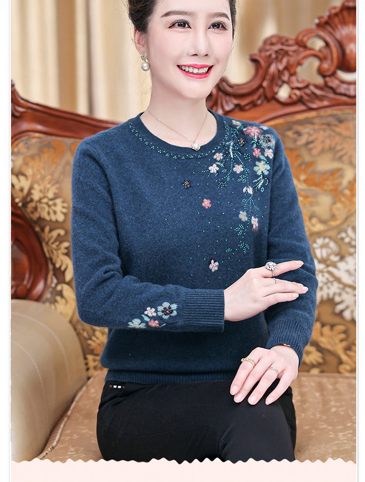 E5835 1970K ÁO LEN NỮ TAIRYA BIG SIZE NGOẠI CỠ MÙA XUÂN THU ĐÔNG TRUNG NIÊN DÀY ẤM THỜI TRANG NỮ G05 SẢN PHẨM MỚI