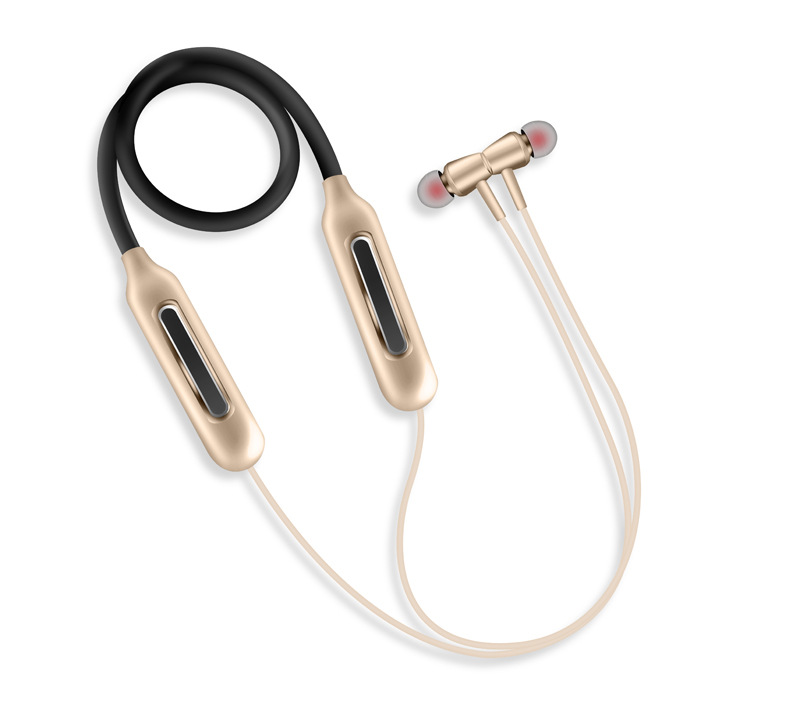 Neck-hanging Bluetooth headphones Epiphany Brain Rear Hanging Neck Neckline Motion Running Listening Song Fitness Wireless Neck Wearing Binaural