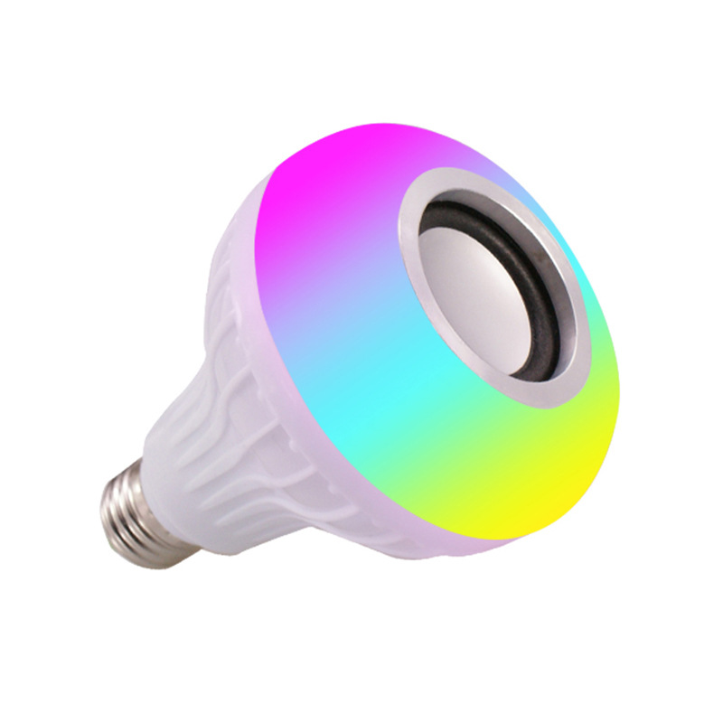 Wireless Bluetooth bulb LED music color screw energy saving light source 220V smart color color discoloration lamp small audio cannon