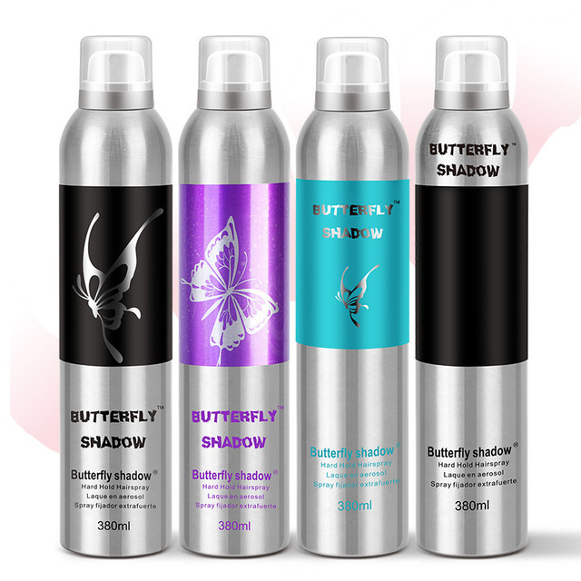 Butterfly Iqing Film hard hair gel spray Persistent stereotyped male and female clear fragrance type hair gel moisturizer Moisturizer Curry
