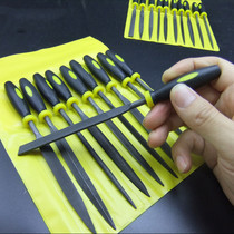Small file small assorted file set assorted file grinding tool steel file metal file fine rubbing knife wooden trowel