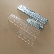 Shuangchi brand grill accessories Grill head stainless steel cover high temperature oil-proof glass cover gas stove head fire cover