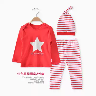 Newborn baby suit cotton autumn and winter clothing set baby underwear cotton children warm autumn clothes sanitary pants