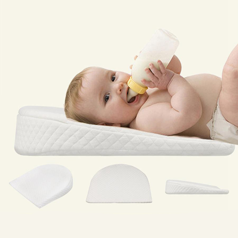 Newborn baby Anti-tween Slope Mat baby Anti-milk Divine Instrumental Side Lying Baby Pillow Slope Anti-Choking Milk Pillow-Taobao