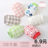 Детские летние тонкие хлопковые перчатки для новорожденных