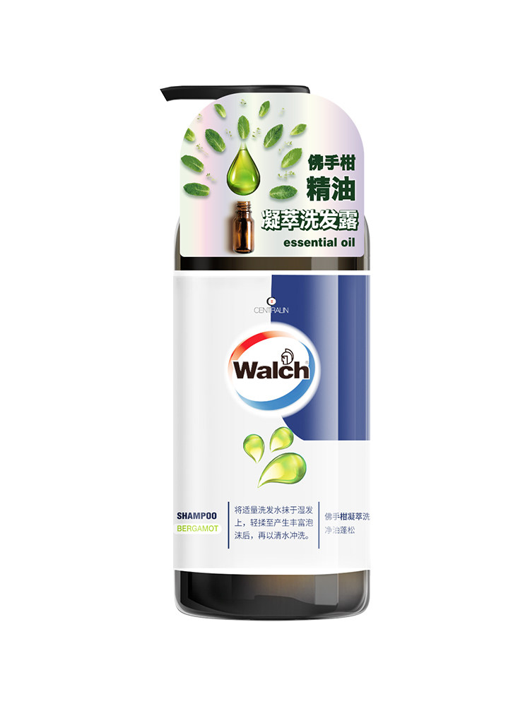 Velox Bergamot Shampoo 500ml Fluffy Shampoo Conditioner Bottle for Men and Family Use