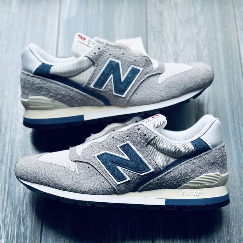 New Balance U996Te American-Made Gray-Blue Jogging Retro Casual Shoes