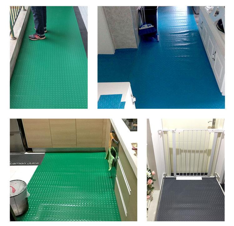Sàn mat cửa mat nhà bếp phòng tắm nhựa mat PVC mat chống thấm nước nhựa cao su mat tầng mat cầu thang thảm