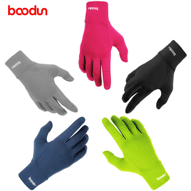 Autumn and Winter New Outdoor Mountain Mountain Ride Cross Country Running Tour Ski Men and Women's Thin Heating Touch Screen Gloves