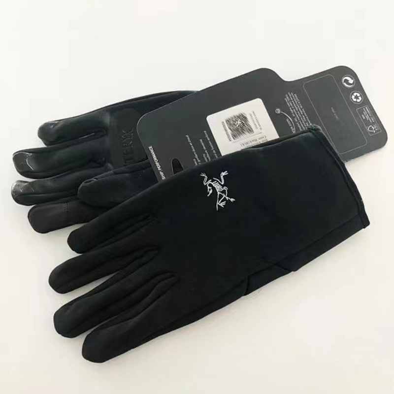 Winter Outdoor Sports Mountaineering Running Ski Ride Tour Soft Shell Capture Wind Prevention Wind Waterproof Men and Women Warm Gloves