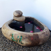 New Stone Instrumental Stone Substitute Stone Water View Fountain Long Flowing Water Swing Piece Fish Tank L6 Feng Shui Indoor Hospitality customizable