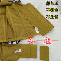 Midvein body underwear breasted 15 buckles black buckles 4 rows extension buckles shapeships waist clasp true breasted buckles