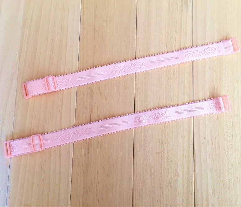 Không từ tính sắt không dây jacquard vai dây thun vải in đồ lót dây đeo vai jacquard áo ngực vai dây đeo vai 1,8cm shop đồ lót