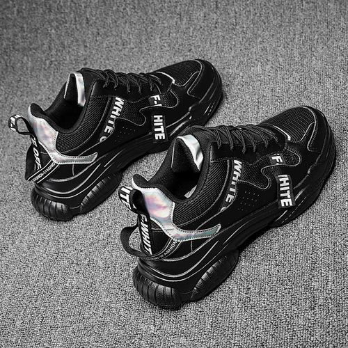 Daddy Shoes Male 2021 Новый INS MARENDY WERNEMATILE HIGH увеличение 10 см. Мужчины с низким и черным и белым весенним пирогом молодежь