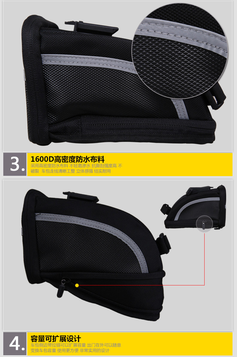 Sacoche pour vélo mixte EASYDO - Ref 2212223 Image 10