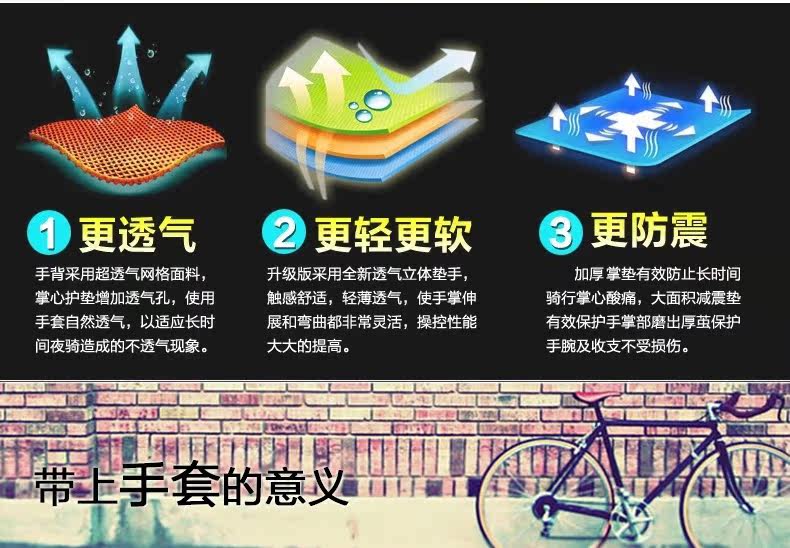 Gants pour vélo mixte SANTO - Ref 2243930 Image 12