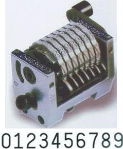 The special seven-digits common printing number code machine for offset printing machines has been traverted by the number of stroking machines.