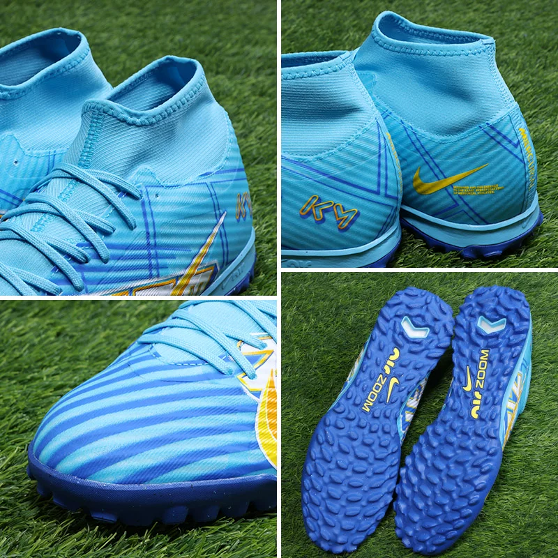 Кроссовки футбольные Nike мужские New Assassin 15 Superfly 9 Academy TF сломанный ноготь KM Mbappe