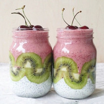 New unleaded Mason Square jar sealed glass fruit salad cup honey bottle with lid